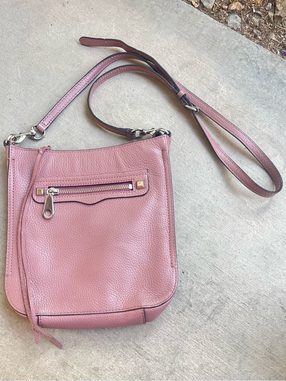 Rebecca Minkoff pink leather crossbody
